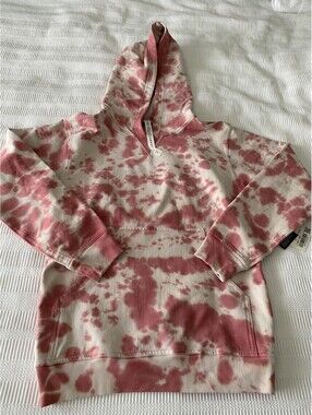 Lululemon All Yours Tie Dye Pink Marmoleado Hoodie - Size 2 NWT